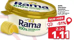 Kaufland RAMA Pflanzliches Streichfett Angebot