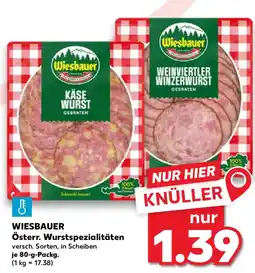 Kaufland WIESBAUER Österr. Wurstspezialitäten Angebot