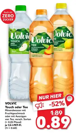 Kaufland VOLVIC Touch oder Tee Angebot
