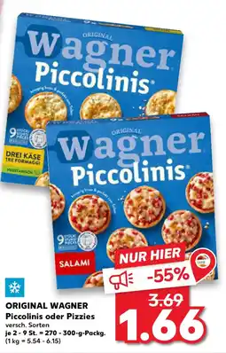 Kaufland ORIGINAL WAGNER Piccolinis oder Pizzies Angebot