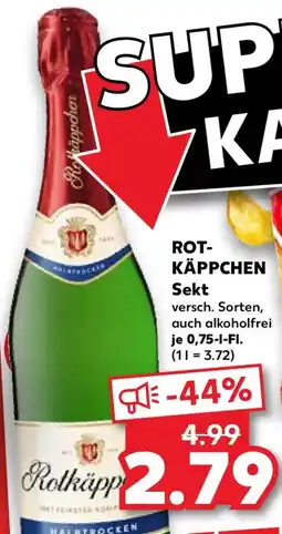 Kaufland ROTKÄPPCHEN Sekt Angebot