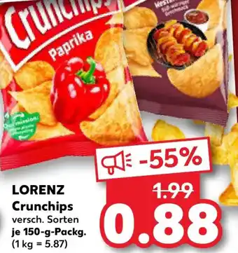 Kaufland LORENZ Crunchips Angebot