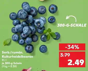 Kaufland Serb./rumän. Kulturheidelbeeren Angebot