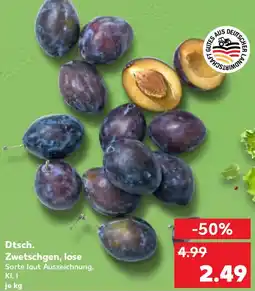 Kaufland Dtsch. Zwetschgen, lose Angebot