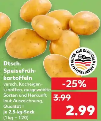 Kaufland Dtsch. Speisefrühkartoffeln Angebot