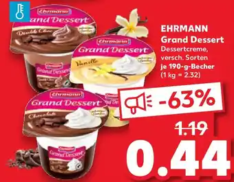 Kaufland EHRMANN Grand Dessert Angebot