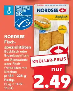 Kaufland NORDSEE Fischspezialitäten Angebot