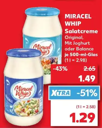 Kaufland MIRACEL WHIP Salatcreme Angebot