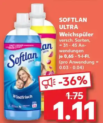 Kaufland SOFTLAN ULTRA Weichspüler Angebot