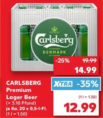 Kaufland CARLSBERG Premium Lager Beer Angebot