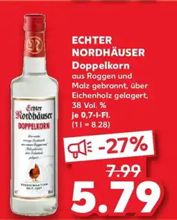Kaufland ECHTER NORDHÄUSER Doppelkorn Angebot