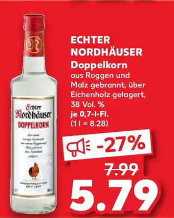 Kaufland ECHTER NORDHÄUSER Doppelkorn Angebot
