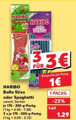 Kaufland HARIBO Balla Stixx oder Spaghetti Angebot