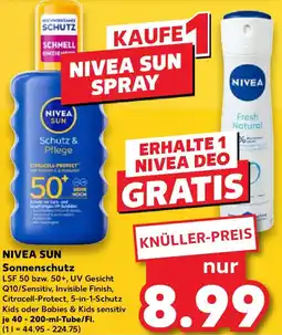 Kaufland NIVEA SUN Sonnenschutz Angebot