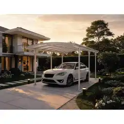 Netto Marken-Discount HOME DELUXE Design Carport FALO - 505 x 300 cm Weiß Angebot