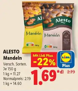 Lidl ALESTO Mandeln Angebot