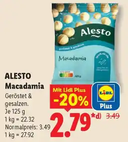 Lidl ALESTO Macadamia Angebot