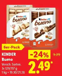Lidl KINDER Bueno Angebot