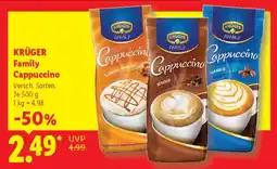 Lidl KRÜGER Family Cappuccino Angebot