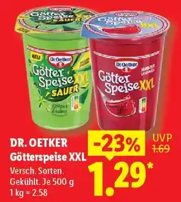 Lidl DR. OETKER Götterspeise XXL Angebot