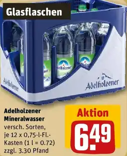 REWE Adelholzener Mineralwasser Angebot