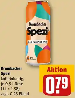 REWE Krombacher Spezi Angebot