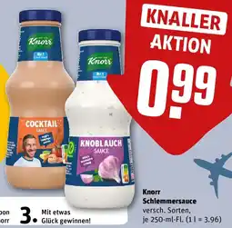 REWE Knorr Schlemmersauce Angebot