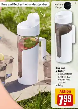 REWE Krug inkl. 4 Becher Angebot