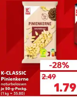 Kaufland K-CLASSIC Pinienkerne Angebot