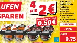 Kaufland K-CLASSIC High Protein Pudding Angebot