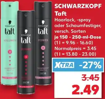 Kaufland SCHWARZKOPF Taft Angebot