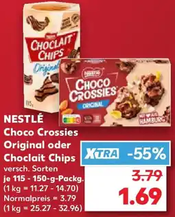 Kaufland NESTLÉ Choco Crossies Original oder Choclait Chips Angebot