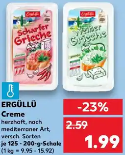 Kaufland ERGÜLLÜ Creme Angebot