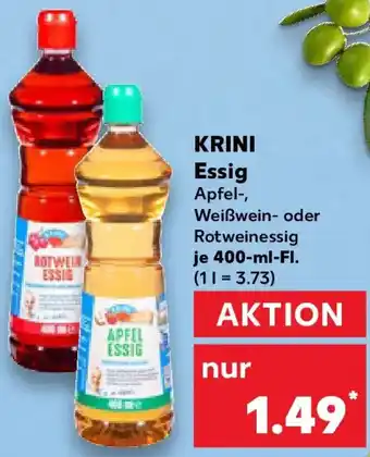 Kaufland KRINI Essig Angebot