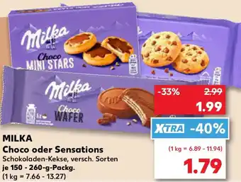 Kaufland MILKA Choco oder Sensations Angebot