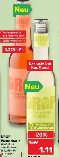 Kaufland DROP Weinschorle Angebot