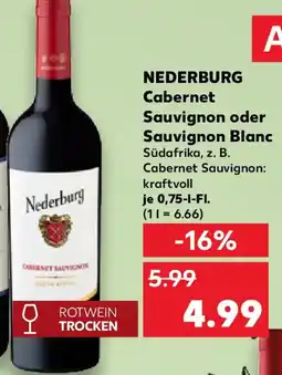 Kaufland NEDERBURG Cabernet Sauvignon oder Sauvignon Blanc Angebot