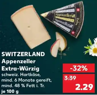 Kaufland SWITZERLAND Appenzeller Extra-Würzig Angebot