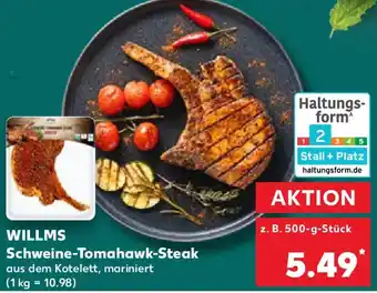 Kaufland WILLMS Schweine-Tomahawk-Steak Angebot