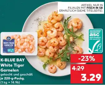 Kaufland K-BLUE BAY White Tiger Garnelen Angebot