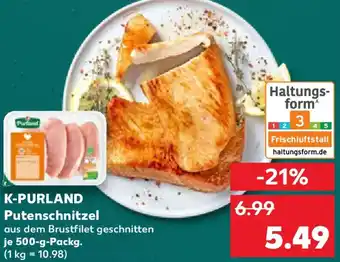 Kaufland K-PURLAND Putenschnitzel Angebot