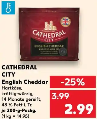 Kaufland CATHEDRAL CITY English Cheddar Angebot