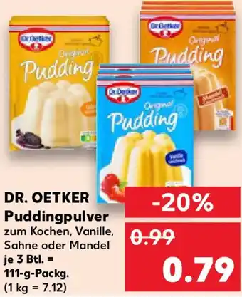 Kaufland DR. OETKER Puddingpulver Angebot