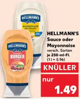 Kaufland HELLMANN'S Sauce oder Mayonnaise Angebot