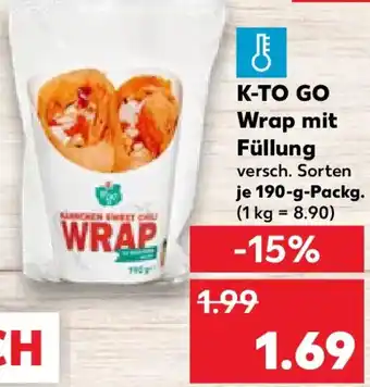 Kaufland K-TO GO Wrap mit Füllung Angebot