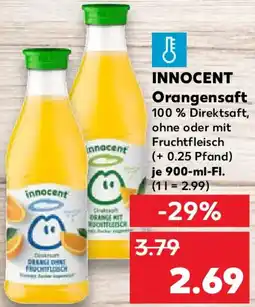 Kaufland INNOCENT Orangensaft Angebot