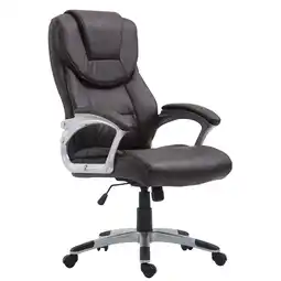 Netto Marken-Discount TPFLiving Bürostuhl Texum 2 Kunstleder Schwarz Angebot
