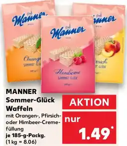 Kaufland MANNER Sommer-Glück Waffeln Angebot