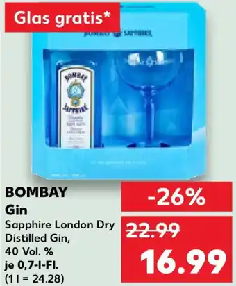Kaufland BOMBAY Gin Angebot