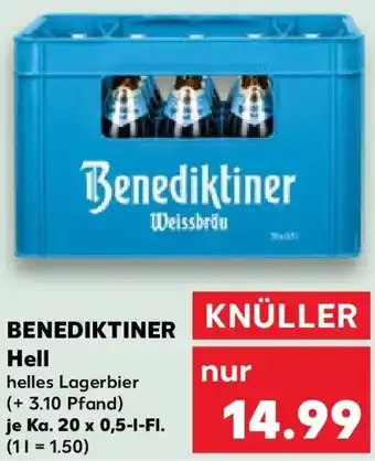 Kaufland BENEDIKTINER Hell Angebot